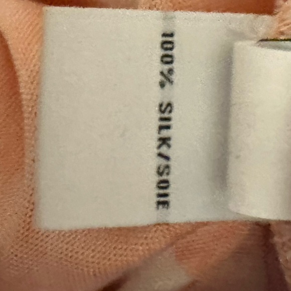 Diane Von Furstenberg Orange and White Silk Midi Dress - Picture 6 of 6